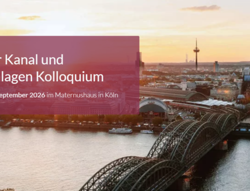 Besuchen Sie uns beim Kölner Kanal- und Kläranlagen Kolloquium